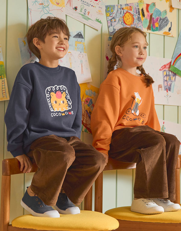 코코모메<BR/>코듀로이-와이드팬츠[CCM1022]