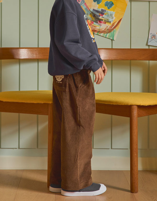 코코모메<BR/>코듀로이-와이드팬츠[CCM1022]
