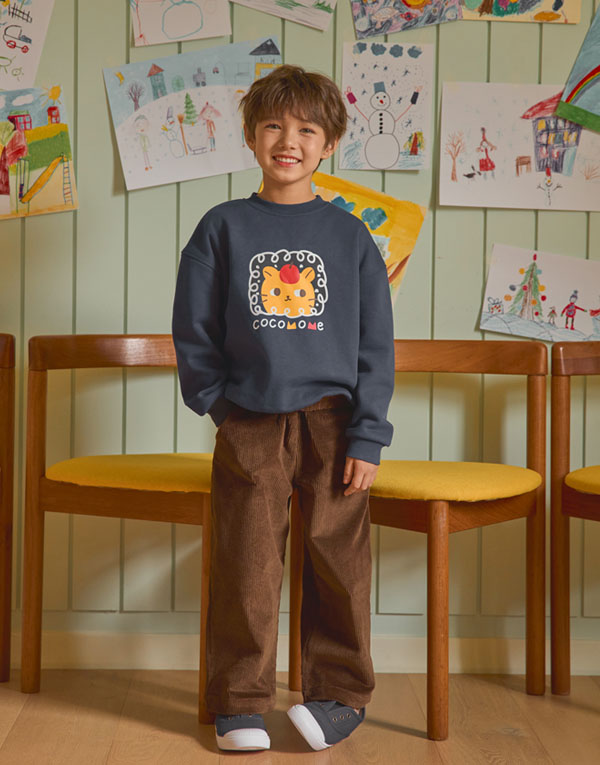 코코모메<BR/>코듀로이-와이드팬츠[CCM1022]