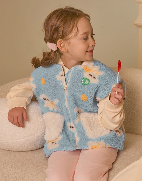 코코모메<BR/>뽀글이-조끼[CCM1026]