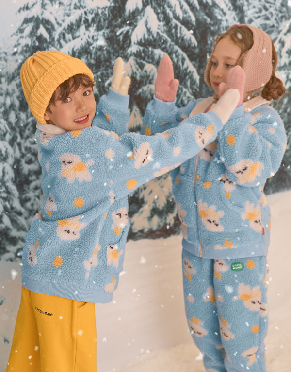 코코모메<BR/>뽀글이-카라집업[CCM1024]