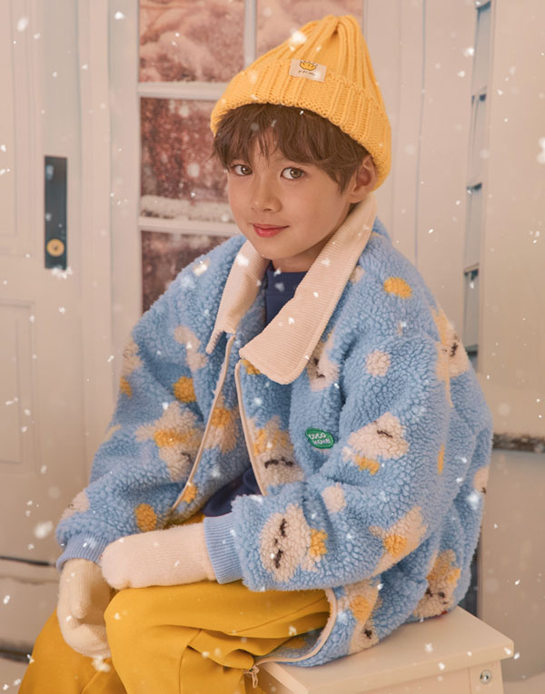 코코모메<BR/>뽀글이-카라집업[CCM1024]