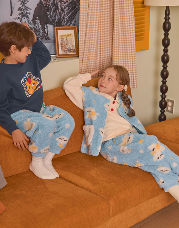 코코모메<BR/>뽀글이-조거팬츠[CCM1023]