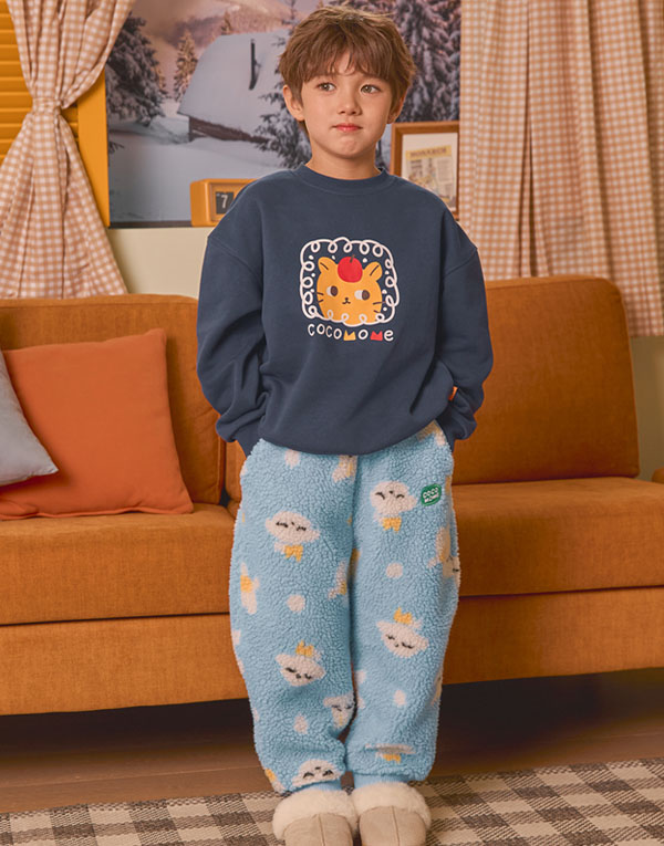 코코모메<BR/>뽀글이-조거팬츠[CCM1023]