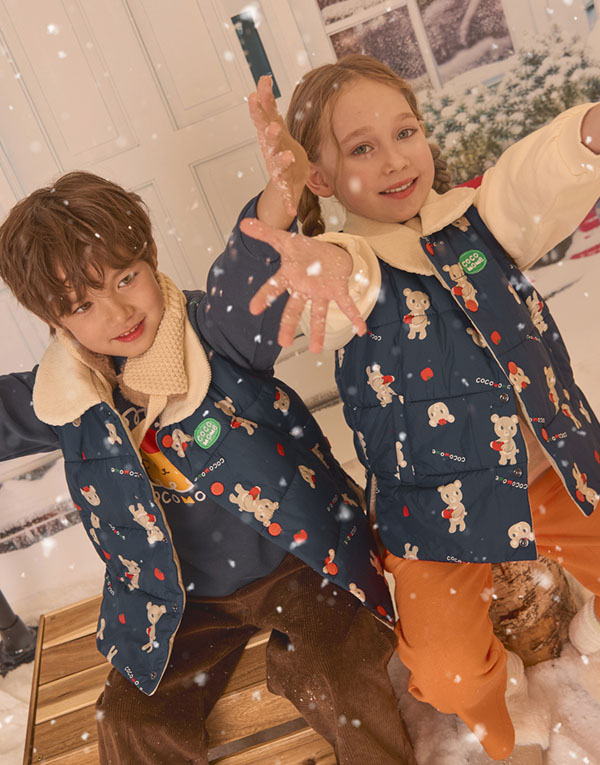 코코모메<BR/>패딩조끼[CCM1027]