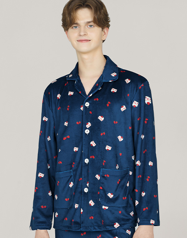 밍크스판-남잠옷세트[NPG1060]