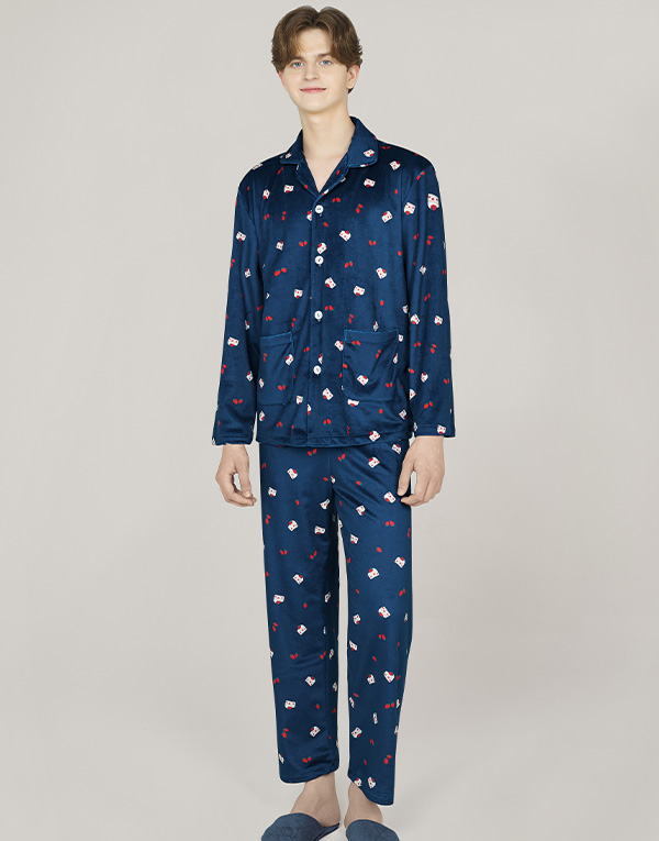 밍크스판-남잠옷세트[NPG1060]