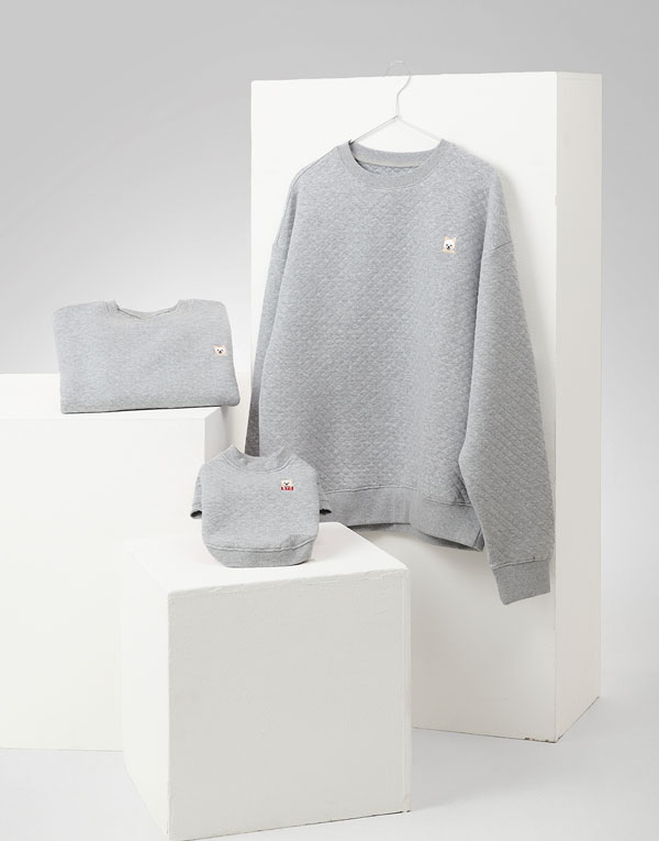 BYC개리야스- 남녀공용(견주용)<BR/>에어메리-커플용맨투맨[ODC0001]