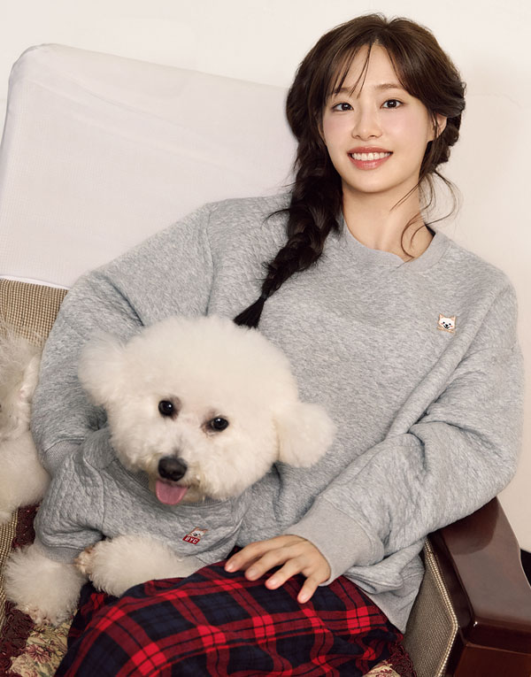 BYC개리야스- 남녀공용(견주용)<BR/>에어메리-커플용맨투맨[ODC0001]