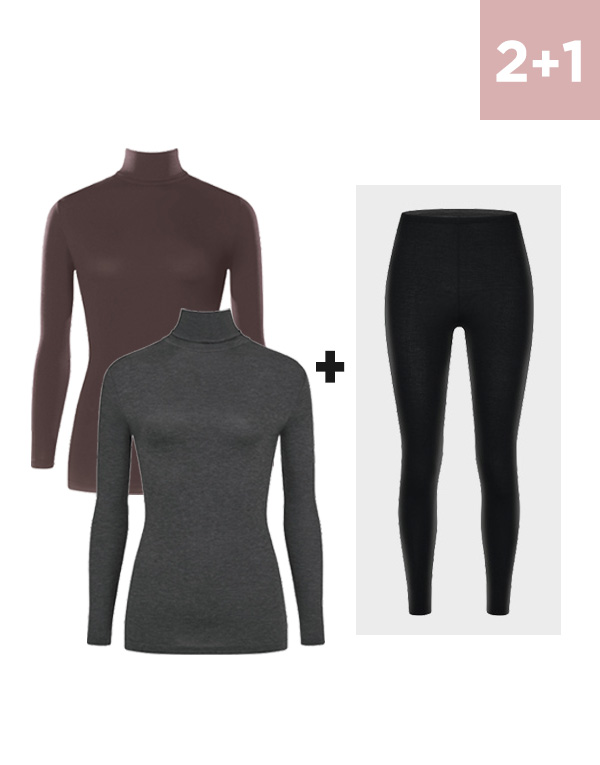 보디히트-터틀넥여긴팔티2매+타이즈1매[OBS1101]