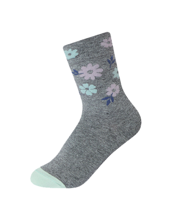 꽃패턴-중목양말(2매)[SWS1152]