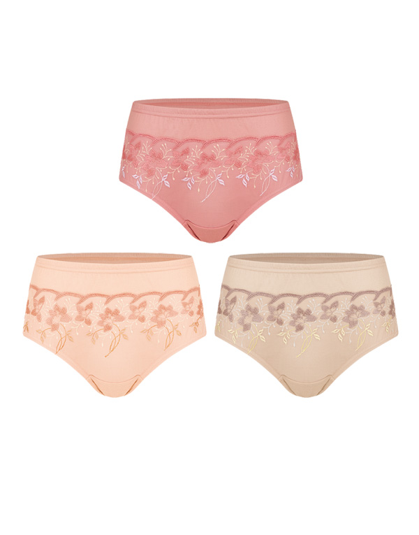 자수레이스-맥시여삼각(3매)[WCR5444]