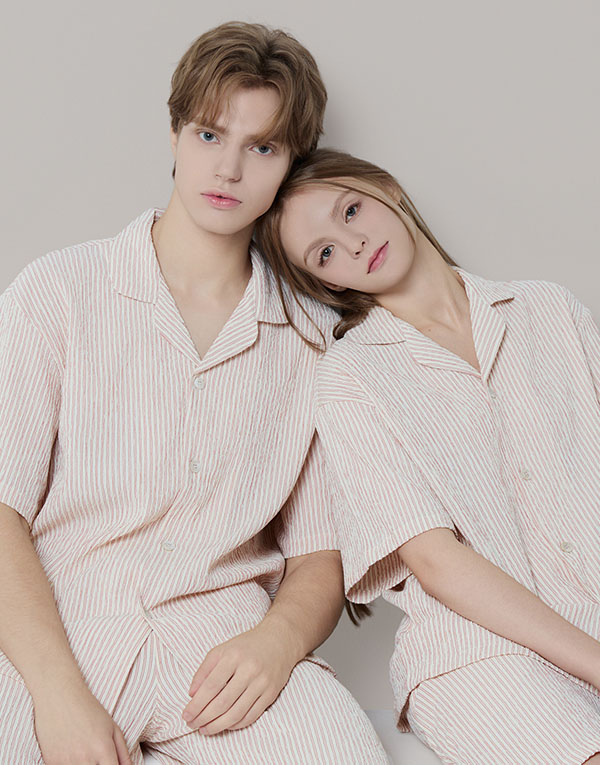 시어서커 반팔잠옷세트[NSZ1002]