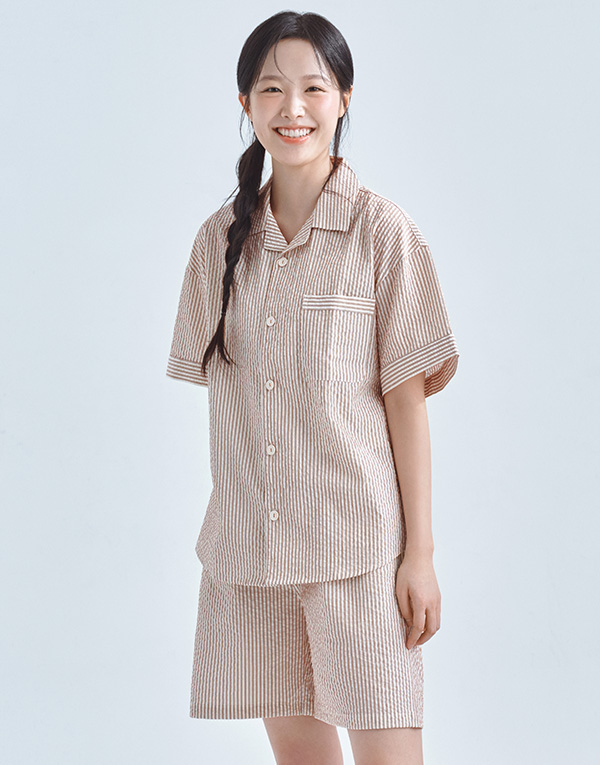 시어서커 반팔잠옷세트[NSZ1006]