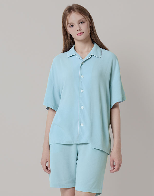 린넨 반팔잠옷세트[NRZ1024]