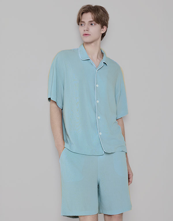 린넨 반팔잠옷세트[NRZ1024]