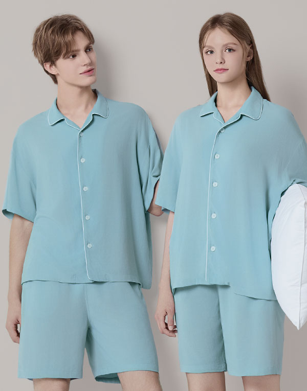 린넨 반팔잠옷세트[NRZ1024]