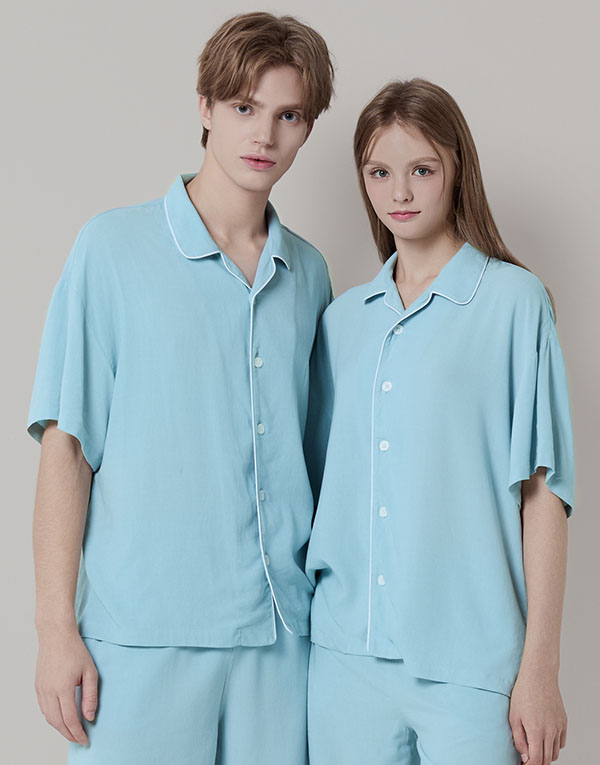 린넨 반팔잠옷세트[NRZ1024]