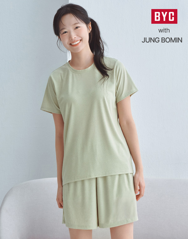 보디드라이-내추럴쿨링4부여팬츠[EDZ7009]