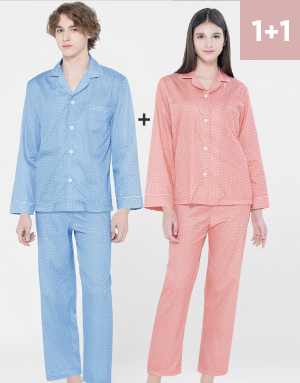 1+1 60수-커플세트잠옷