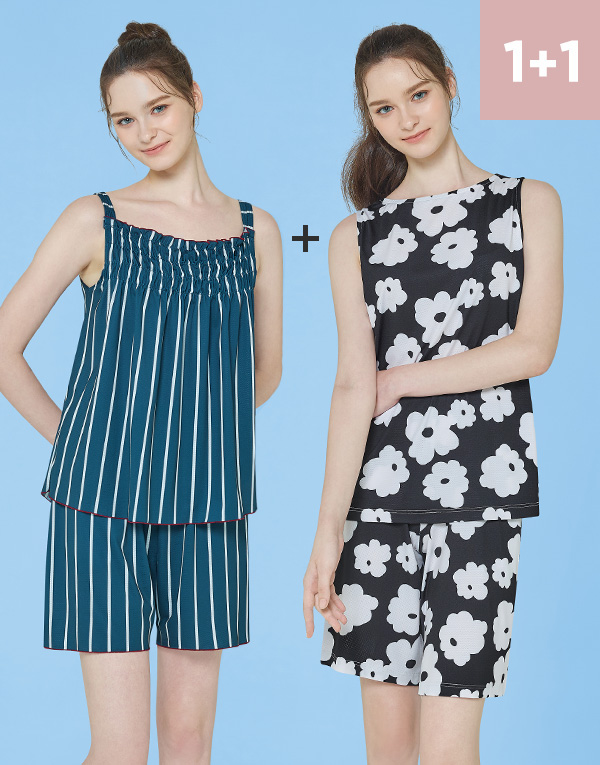 1+1 보디드라이-여성쿨웨어세트 2종