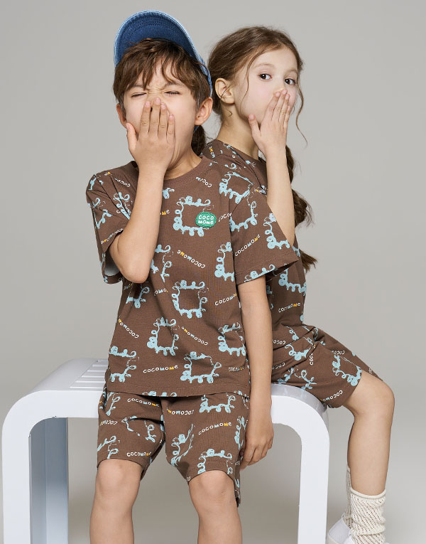 코코모메<BR/>나염 반바지[CCM2030]