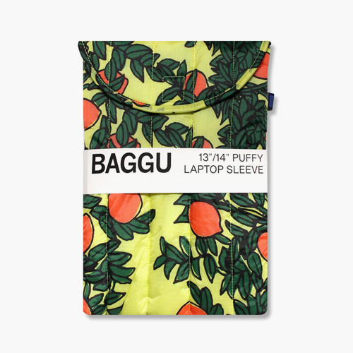 Baggu Laptop Sleeve 13inch Orange Tree Yellow