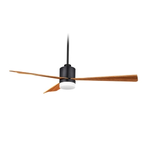 카페 DC 2Fan(조명) 201203K 블랙/우드 52" 132cm