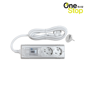 원스탑 고용량 배선차단용 멀티탭 2구