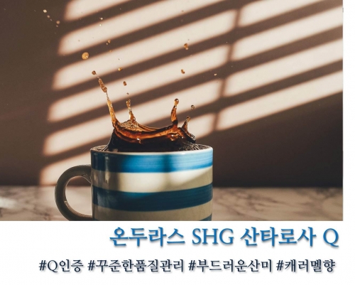 온두라스 SHG 산타로사 Q 100g, 200g, 500g, 1kg