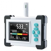 CO2 온도 습도 VOC 포름알데히드 미세먼지 측정기