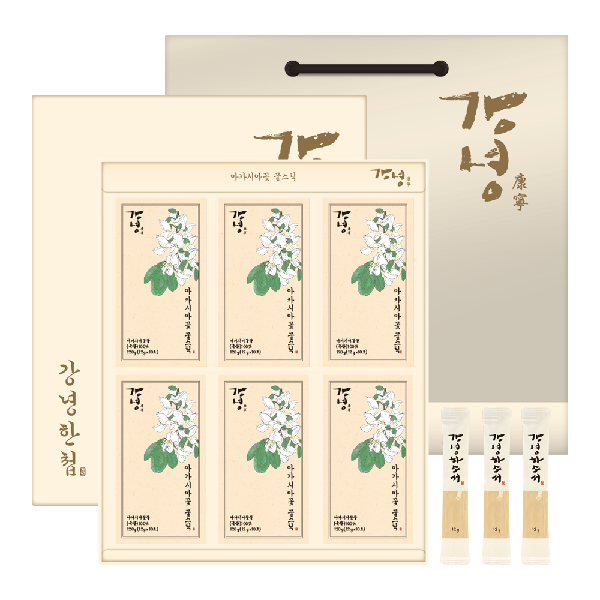 강녕 아카시아꽃 꿀스틱 60개입