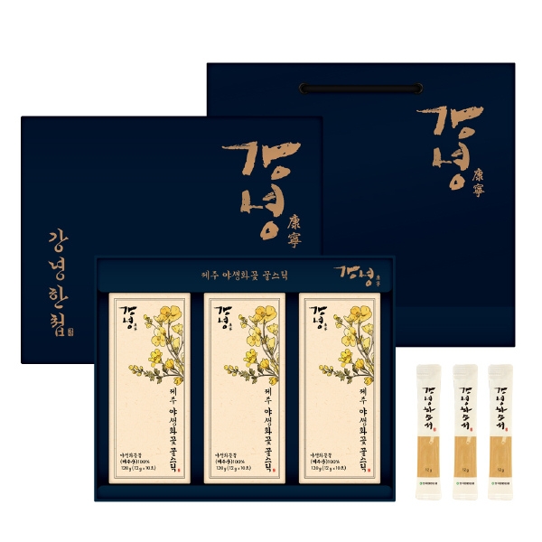 강녕 제주 야생화꽃 꿀스틱 30개입