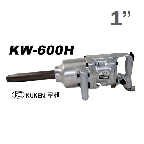 1"(인치) KUKEN쿠겐 에어대형임팩렌치 KW-600H, KW600H
