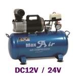 DC콤프레쇼 1마력 12V/24V 오일 콤프레셔 DC001-25 탱크 25리터 (경제형 DC 12V 1마력)/ (경제형 DC 24V 1마력) 선택