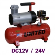 UNITED유나이티드 DC콤프레셔 DC 0510-12/24(1/2HP)탱크용량10리터 12/ 24V선택