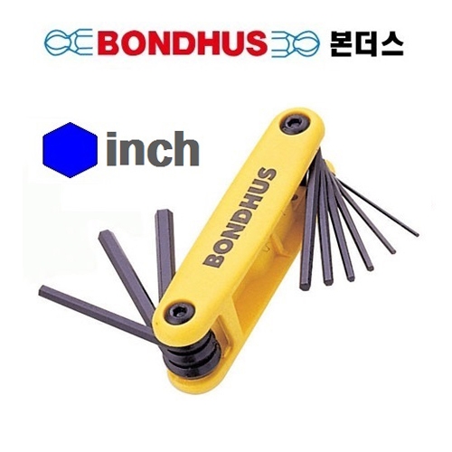 본더스 접육각세트 inch(인치) 12589 (5/64-1/4) 9pcs