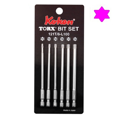 KOKEN별비트세트(6PCS) 121T/6-100