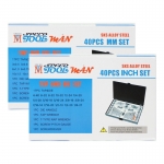 S툴맨 탭 다이스 세트 40PCS 나사산 볼트 너트 작업 핸드탭