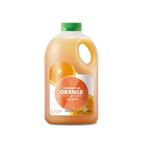 스위트컵 오렌지농축액 1.8kg 에이드 6개(box)