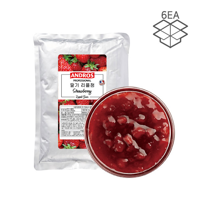 앤드로스 딸기 리플잼 1kg (1box_6ea)