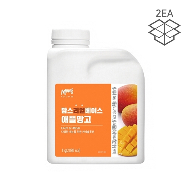 흥국 리얼베이스 애플망고 1kg (x2EA 묶음)