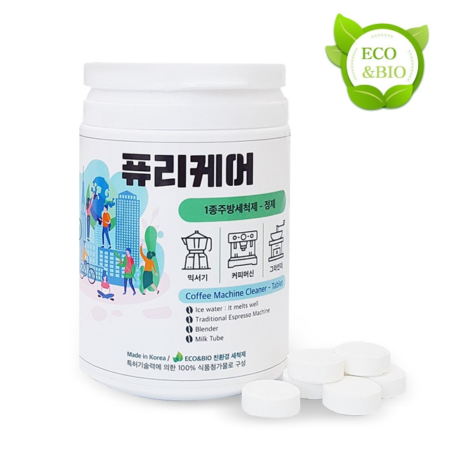 퓨리케어 커피머신 세정제 1종 140g(100정)