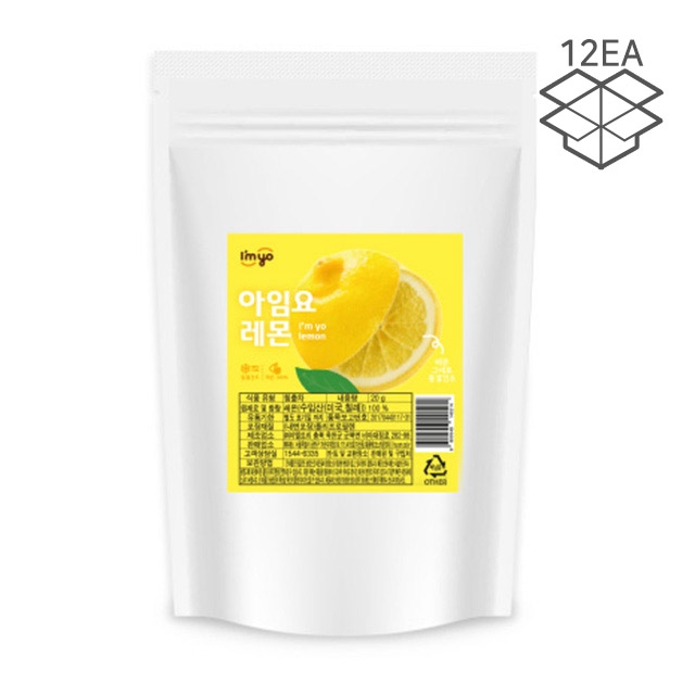 아임요 레몬 동결건조 과일 20g 1박스(12개)