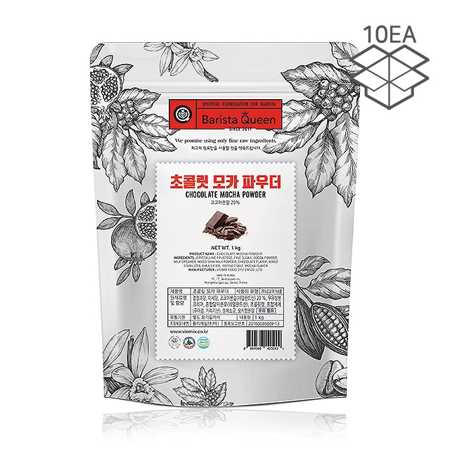 바리스타퀸 초콜렛 모카 파우더 1kg 1박스(10개)