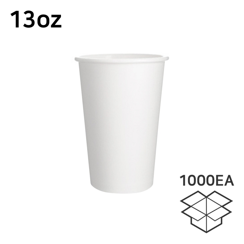 친환경종이컵 무지 13온스 83파이 1박스 1000개