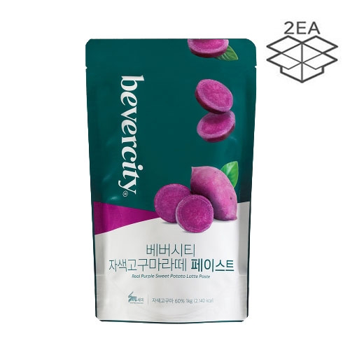 세미 자색고구마 페이스트 1kg (x2ea 세트)