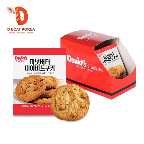 [디보트코리아][업체발송] 피넛버터 쿠키 38g x60개 1박스