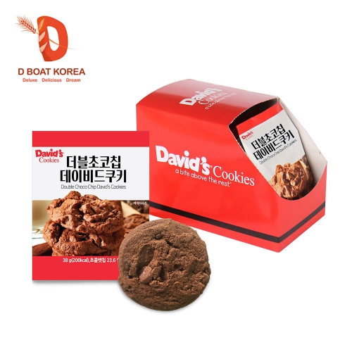 [디보트코리아][업체발송] 더블초코칩 쿠키 38g x60개 1박스