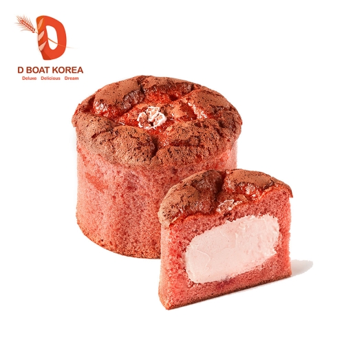 [디보트코리아][업체발송/냉동] 딸기크림 카스테라 105g x6개 1박스